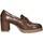 Schuhe Damen Slipper CallagHan 31007 Bummler Frau Nerz Braun