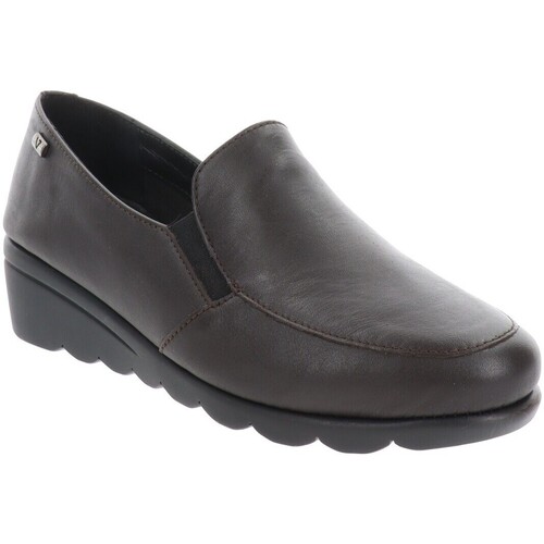 Schuhe Damen Slipper Valleverde VV-VS10300 Braun