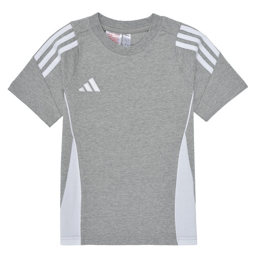 Kleidung Kinder T-Shirts adidas Performance TIRO24 SWTEEY Grau / Weiss