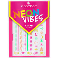 Beauty Damen Manuküre Set Essence Neon Vibes Nagelsticker 1 St 