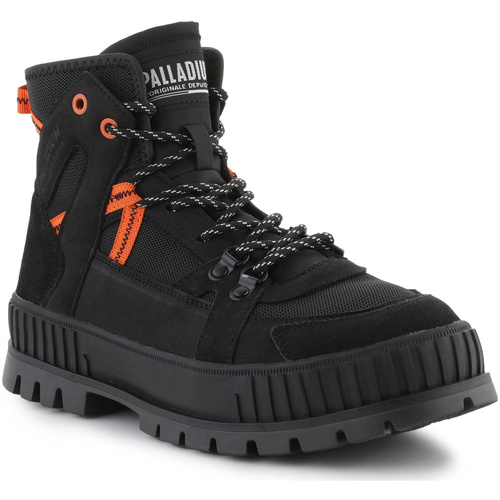 Schuhe Herren Sneaker High Palladium Pallashock Outcity 08877-008-M Black 008 Schwarz