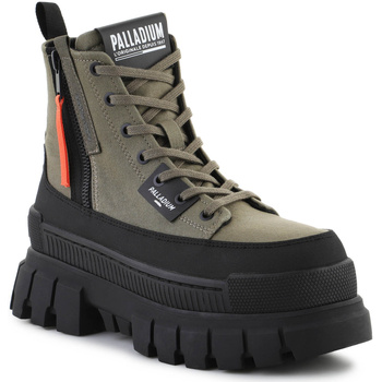 Schuhe Damen Sneaker High Palladium Revolt Boot Zip Tx 98860-325-M Olive Night 325 Grün