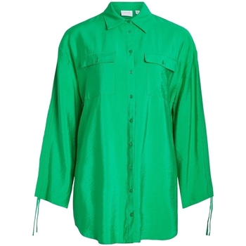 Vila  Blusen Klaria Oversize Shirt L/S - Bright Green