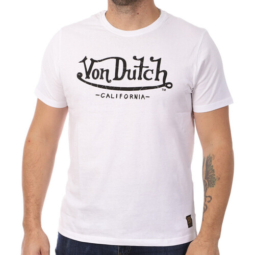 Kleidung Herren T-Shirts & Poloshirts Von Dutch VD/TSC/BEST Weiss
