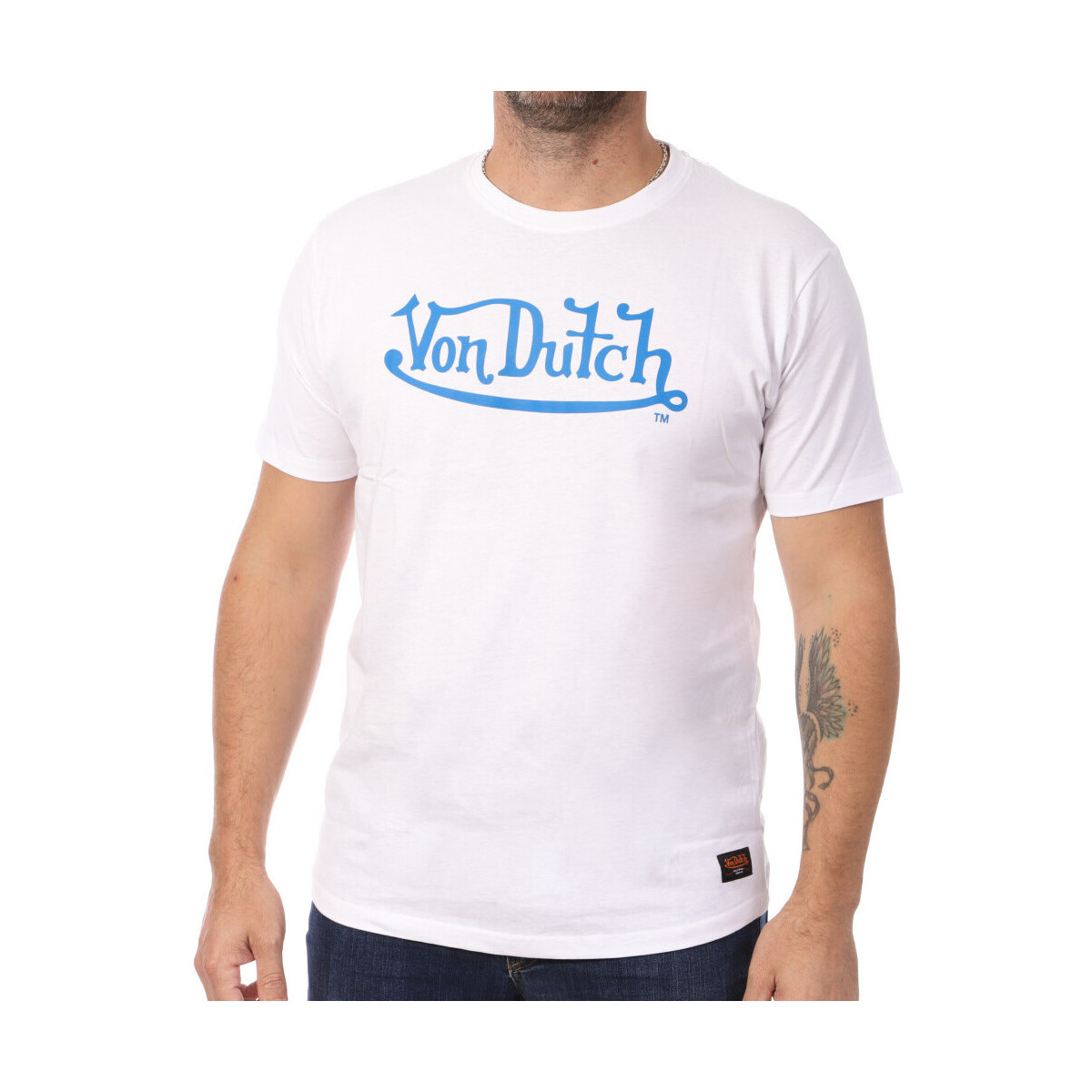Kleidung Herren T-Shirts & Poloshirts Von Dutch VD/TRC/BRU Weiss
