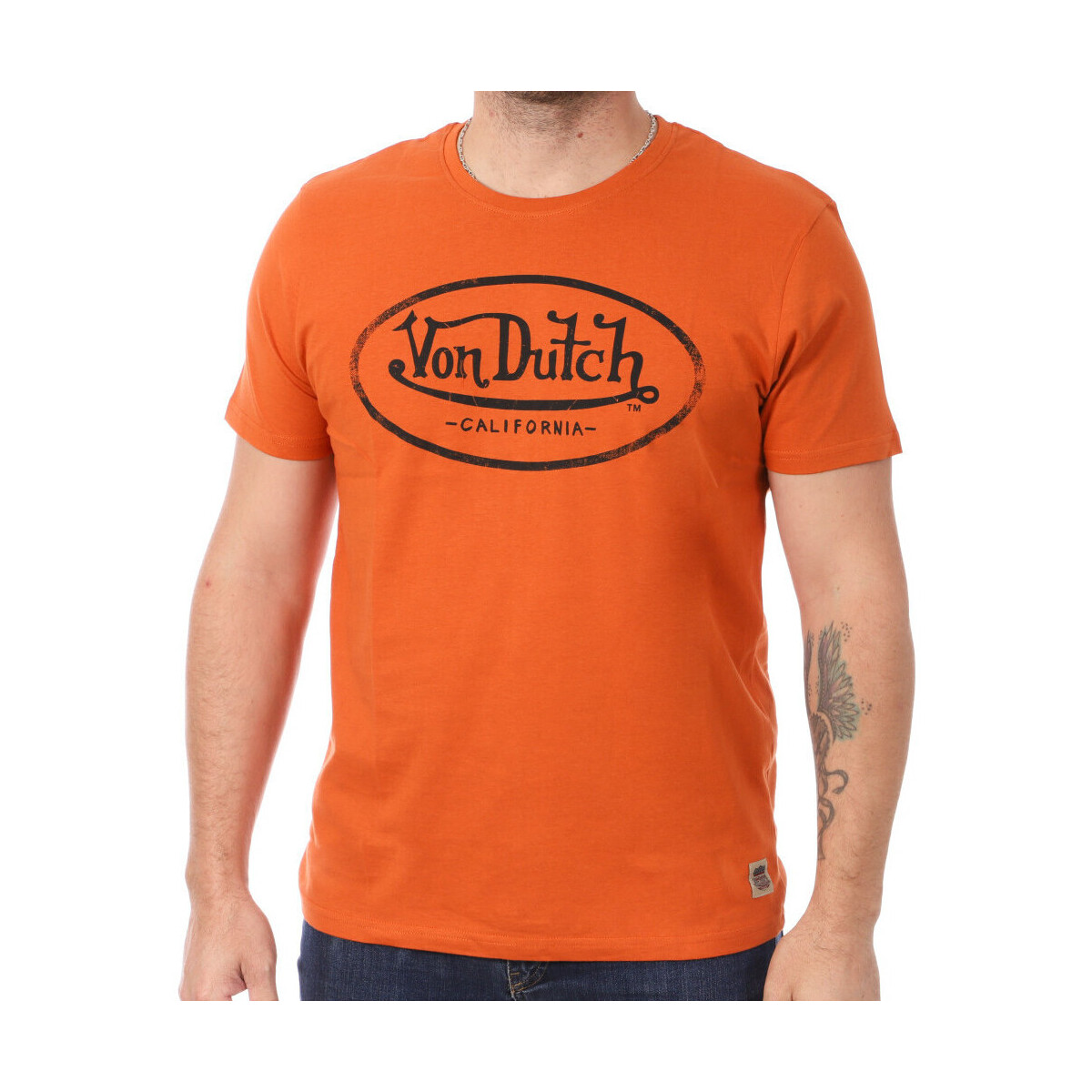 Kleidung Herren T-Shirts & Poloshirts Von Dutch VD/TRC/AARON Orange