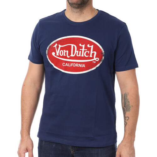 Kleidung Herren T-Shirts & Poloshirts Von Dutch VD/TRC/AARON Blau