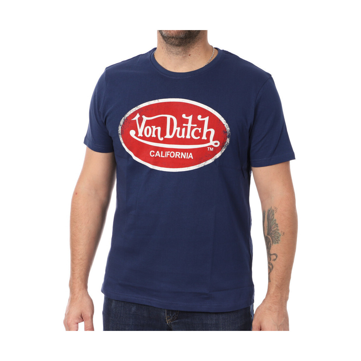 Kleidung Herren T-Shirts & Poloshirts Von Dutch VD/TRC/AARON Blau