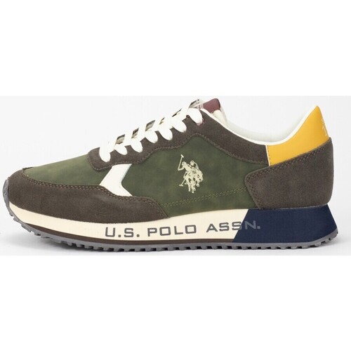Schuhe Herren Sneaker Low U.S Polo Assn. Zapatillas U.S. POLO ASSN. en color kaki para Grün