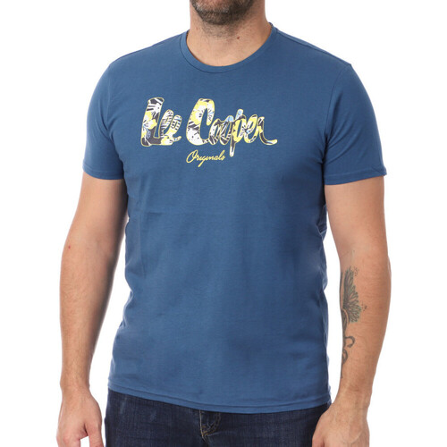 Kleidung Herren T-Shirts & Poloshirts Lee Cooper LEE-011116 Blau