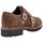 Schuhe Damen Derby-Schuhe & Richelieu Alpe Zapatos con 2 Hebillas Mujer de Alpe Team 2693 Braun