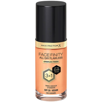 Beauty Damen Make-up & Foundation  Max Factor Facefinity 3in1 Primer, Concealer & Foundation 85-karamell 