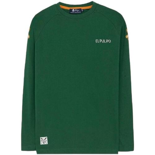 Kleidung Jungen T-Shirts Elpulpo  Grün