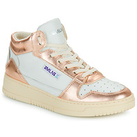 Schuhe Damen Sneaker High Meline  Weiss / Rosa