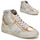 Schuhe Damen Sneaker High Meline  Silbern / Gold