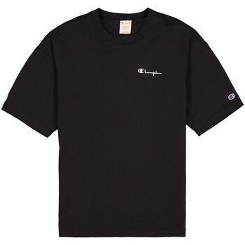 Kleidung Herren T-Shirts & Poloshirts Champion Reverse Weave Small Script Logo T-Shirt - Black Schwarz