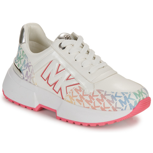 Schuhe Mädchen Sneaker Low MICHAEL Michael Kors COSMO MADDY Weiss / Multicolor