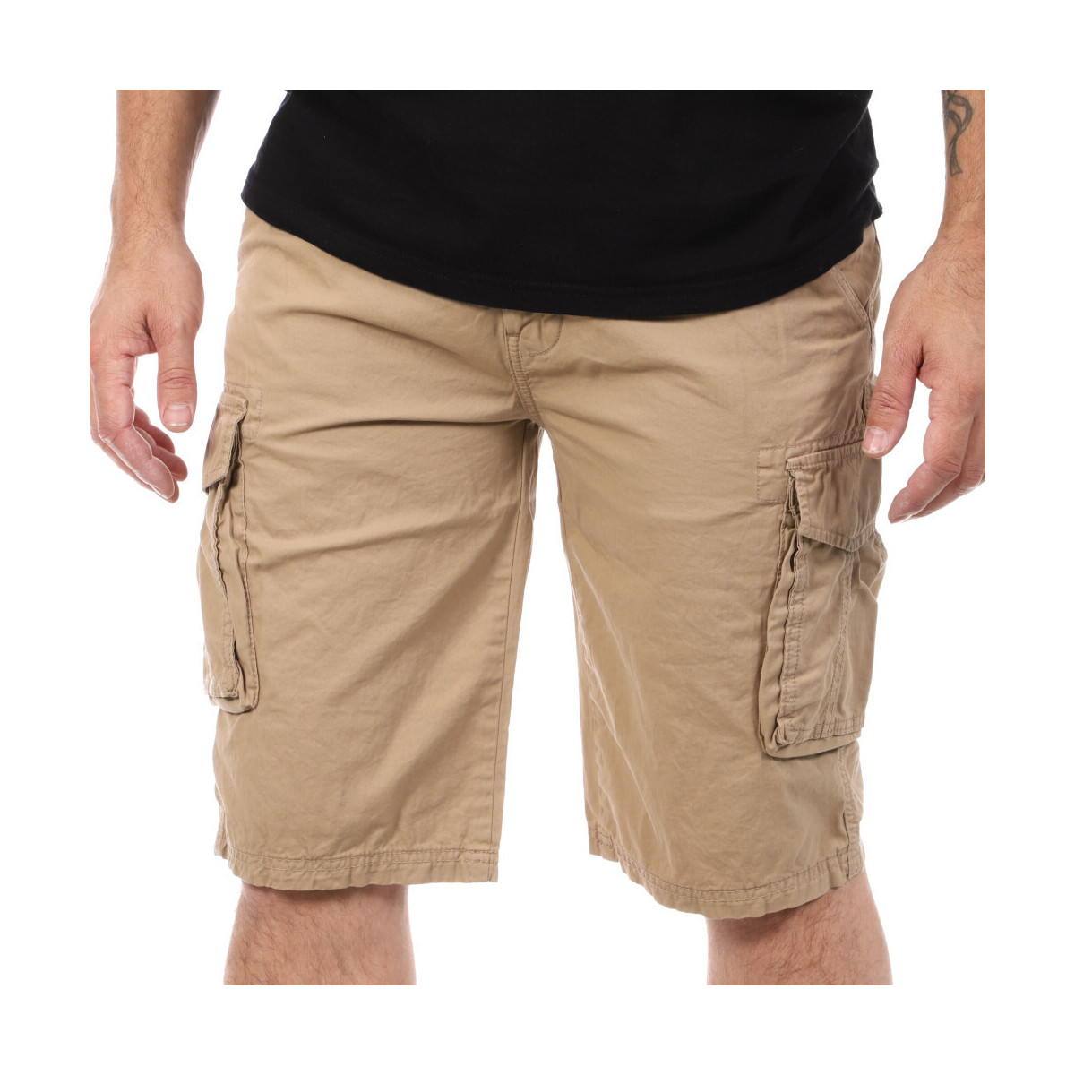 Kleidung Herren Shorts / Bermudas Schott TRSTEELER30 Beige