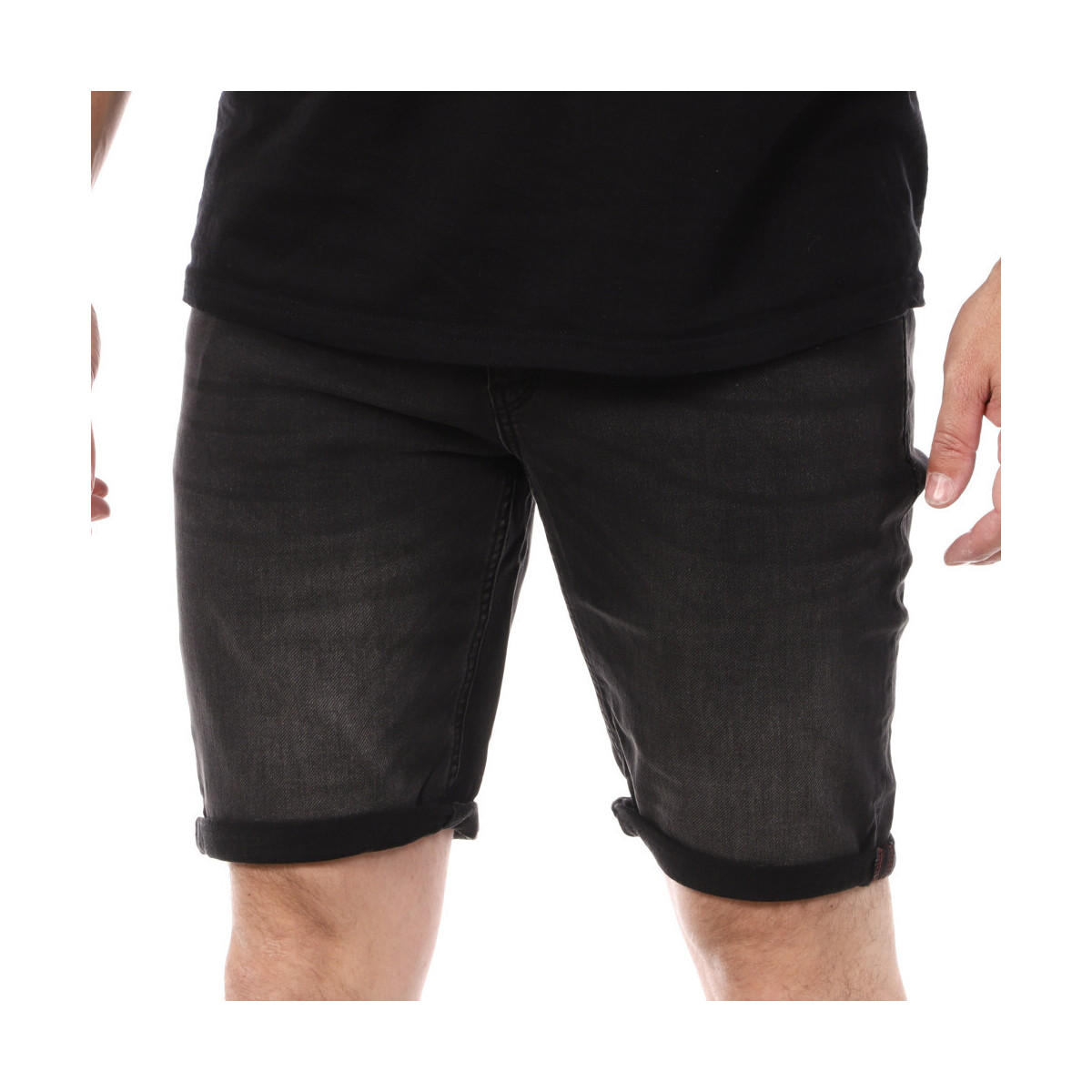 Kleidung Herren Shorts / Bermudas Schott TRDLUCAS30 Schwarz