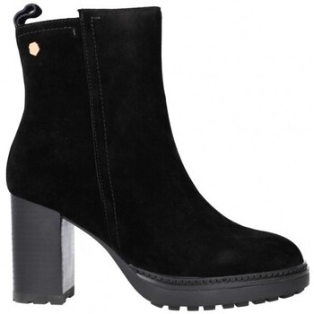 Schuhe Damen Low Boots Carmela Botines Urbanos con Tacón Mujer de Carmela 161108 Schwarz