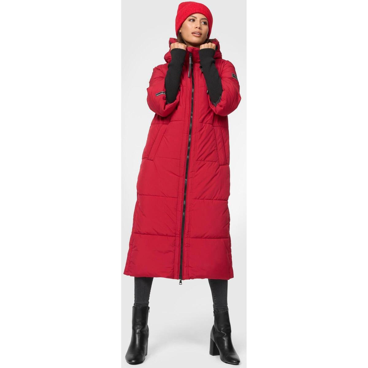 Navahoo Steppmantel Ciao Miau XIV Rot - Kleidung Mäntel Damen 129,95 €