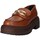 Schuhe Damen Slipper Studio Firenze Palm1.1.7 Bummler Frau Leder Braun