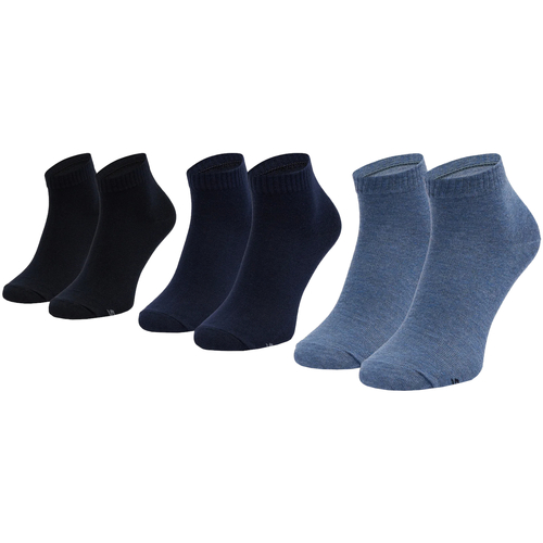 Unterwäsche Herren Sportstrümpfe Skechers 3PPK Basic Quarter Socks Blau