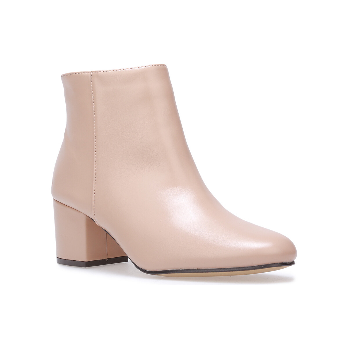 Schuhe Damen Low Boots La Modeuse 68662_P160110 Beige