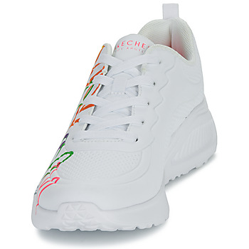 Skechers UNO LITE GOLDCROWN - HEART OF HEARTS Weiss / Multicolor