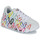 Schuhe Mädchen Sneaker Low Skechers UNO LITE - GOLDCROWN SPREAD THE LOVE Weiss / Multicolor