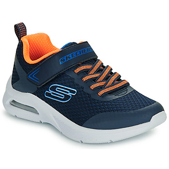 Schuhe Jungen Sneaker Low Skechers MICROSPEC MAX - CLASSIC Blau / Orange