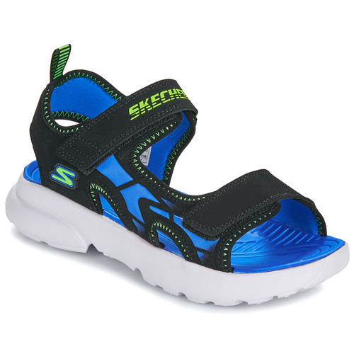 Schuhe Jungen Sportliche Sandalen Skechers RAZOR SPLASH Schwarz / Blau