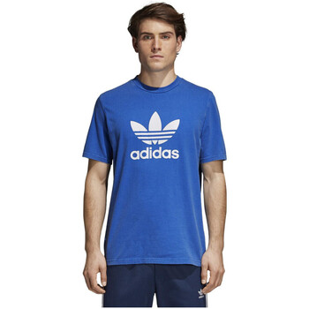 Kleidung Herren T-Shirts & Poloshirts adidas Originals -TREFOIL CW0703 Blau