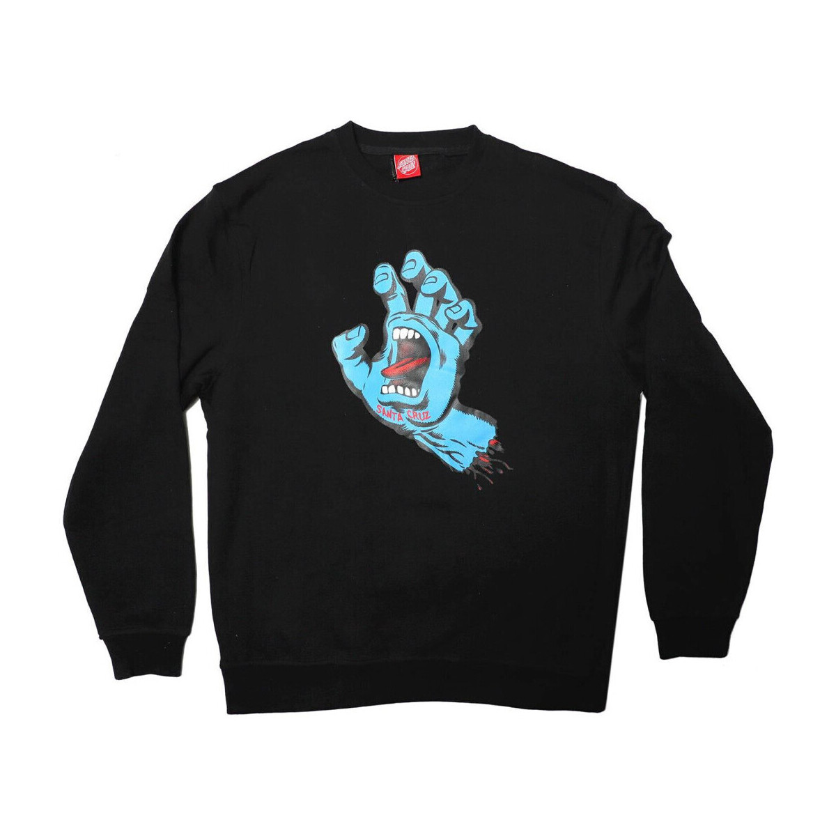 Kleidung Herren Sweatshirts Santa Cruz -SCREAMING HAND 3SS19100 Schwarz