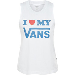 Kleidung Damen T-Shirts & Poloshirts Vans -LOVE VA3UOZ Weiss