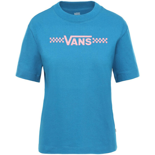 Kleidung Damen T-Shirts & Poloshirts Vans -FUNNIER TIMES VA3ULO Blau