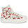 Schuhe Damen Sneaker High Converse CHUCK TAYLOR ALL STAR LIFT Weiss / Rot