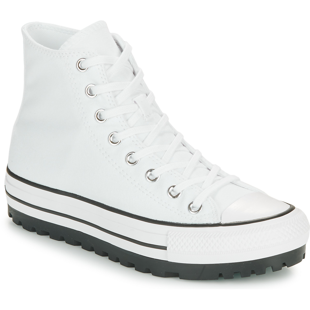 Schuhe Sneaker High Converse CHUCK TAYLOR ALL STAR CITY TREK SEASONAL CANVAS Weiss