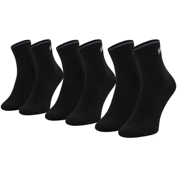 Unterwäsche Sportstrümpfe Skechers 3PPK Unisex Mesh Ventilation Quarter Socks Schwarz