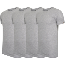 Kleidung Herren T-Shirts Cappuccino Italia 4-Pack T-shirts Grau