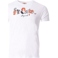 Kleidung Herren T-Shirts & Poloshirts Lee Cooper LEE-011116 Weiss