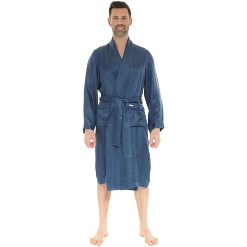 Kleidung Herren Pyjamas/ Nachthemden Pilus SILK Blau