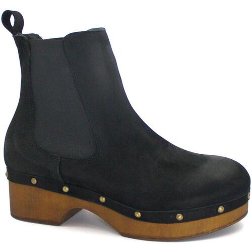 Schuhe Damen Low Boots Latika LAT-CCC-41016-NE Schwarz
