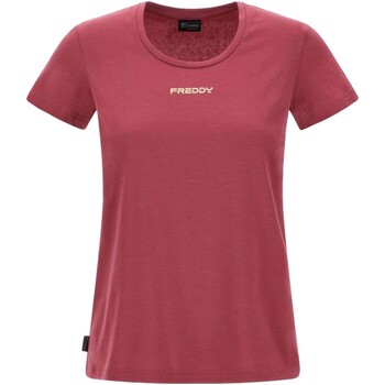 Kleidung Damen T-Shirts & Poloshirts Freddy T-Shirt Manica Corta Rosa