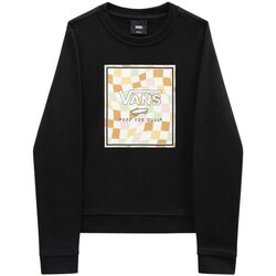 Kleidung Kinder Sweatshirts Vans WAXY CHECK - VN000781-BLK BLACK Schwarz