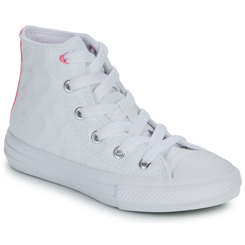 Schuhe Mädchen Sneaker High Converse CHUCK TAYLOR ALL STAR Weiss / Rosa