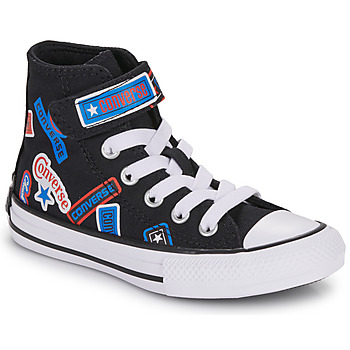 Schuhe Kinder Sneaker High Converse CHUCK TAYLOR ALL STAR EASY-ON STICKERS Schwarz / Multicolor