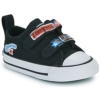 Schuhe Kinder Sneaker Low Converse CHUCK TAYLOR ALL STAR EASY ON STICKER STASH Schwarz / Multicolor
