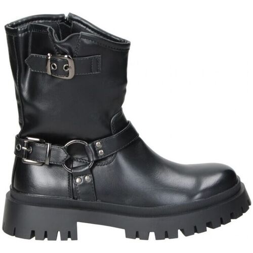 Schuhe Damen Low Boots Meivashoes Y9AX240 Schwarz