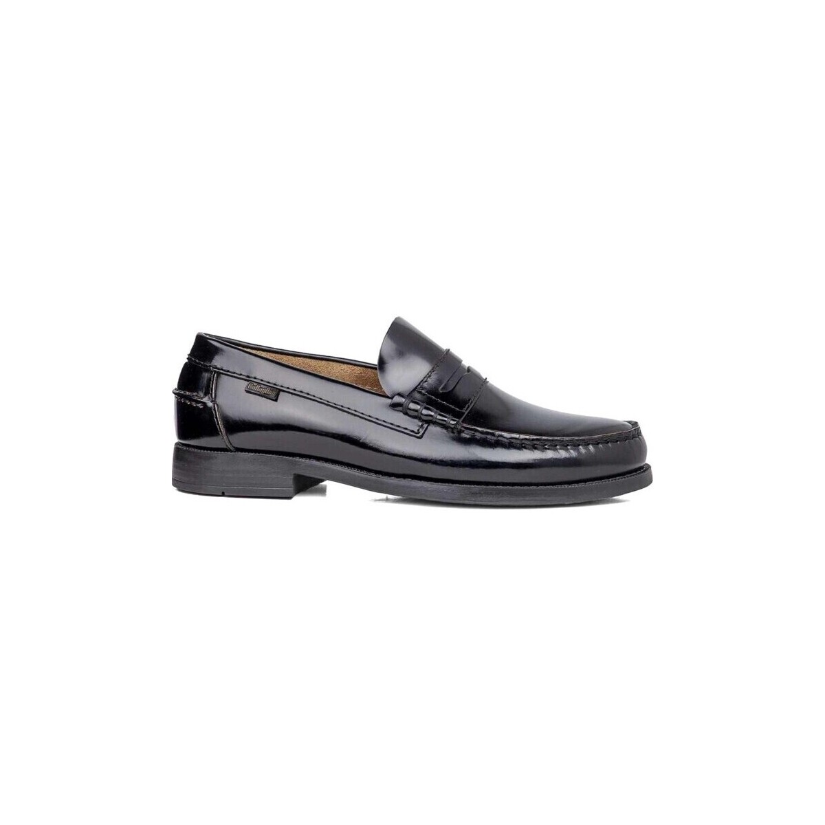 Schuhe Herren Slipper CallagHan 16100 PURE CONFORT NUEVO CODIGO Negro Schwarz